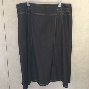 💝Cato Brown Denim Skirt